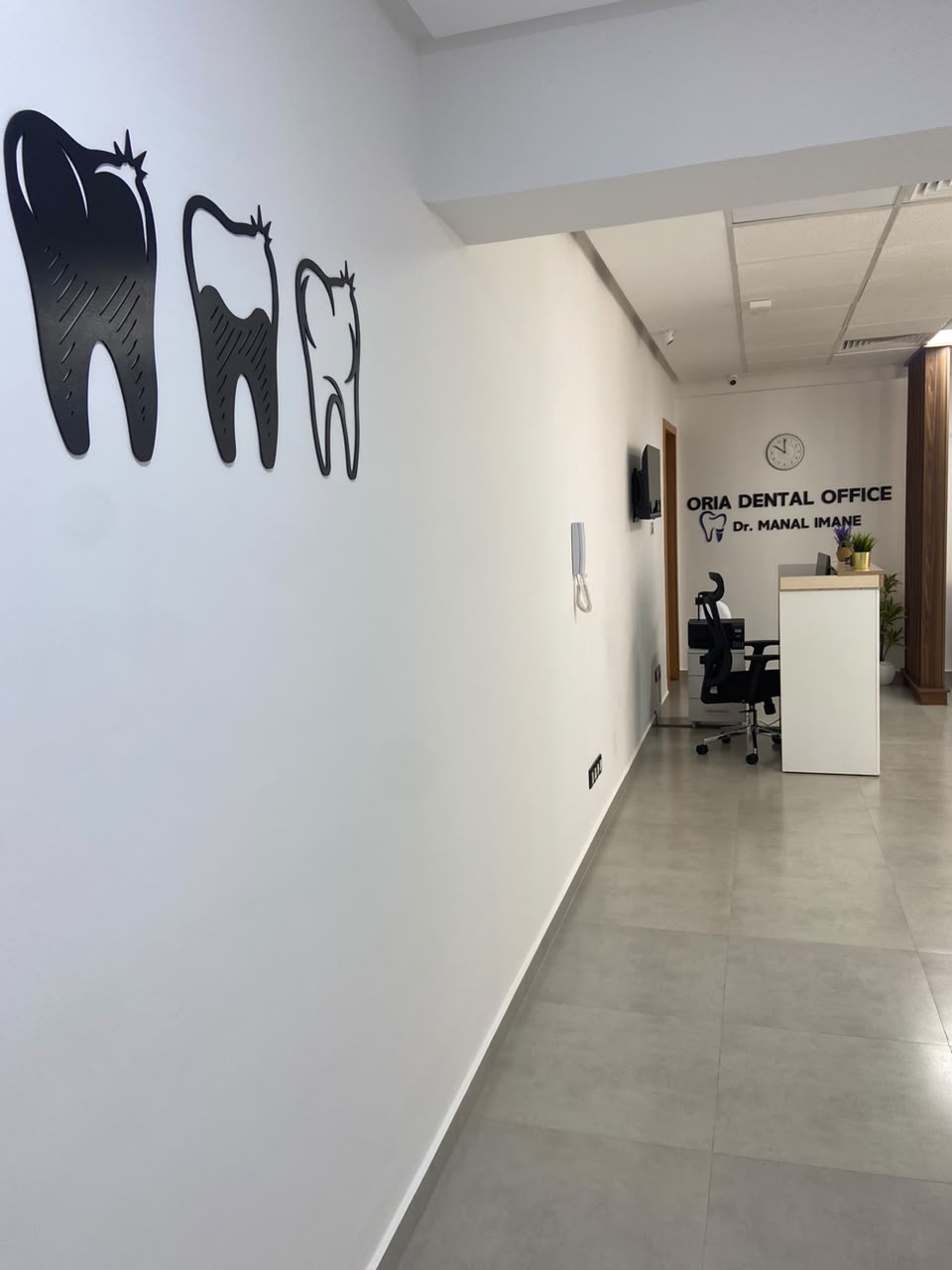 Le couloir du cabinet ORIA